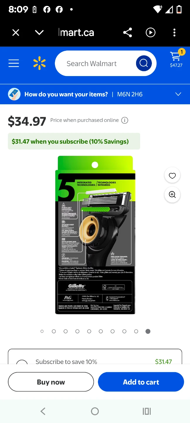 Gillette Labs with Exfoliating Bar Razor
