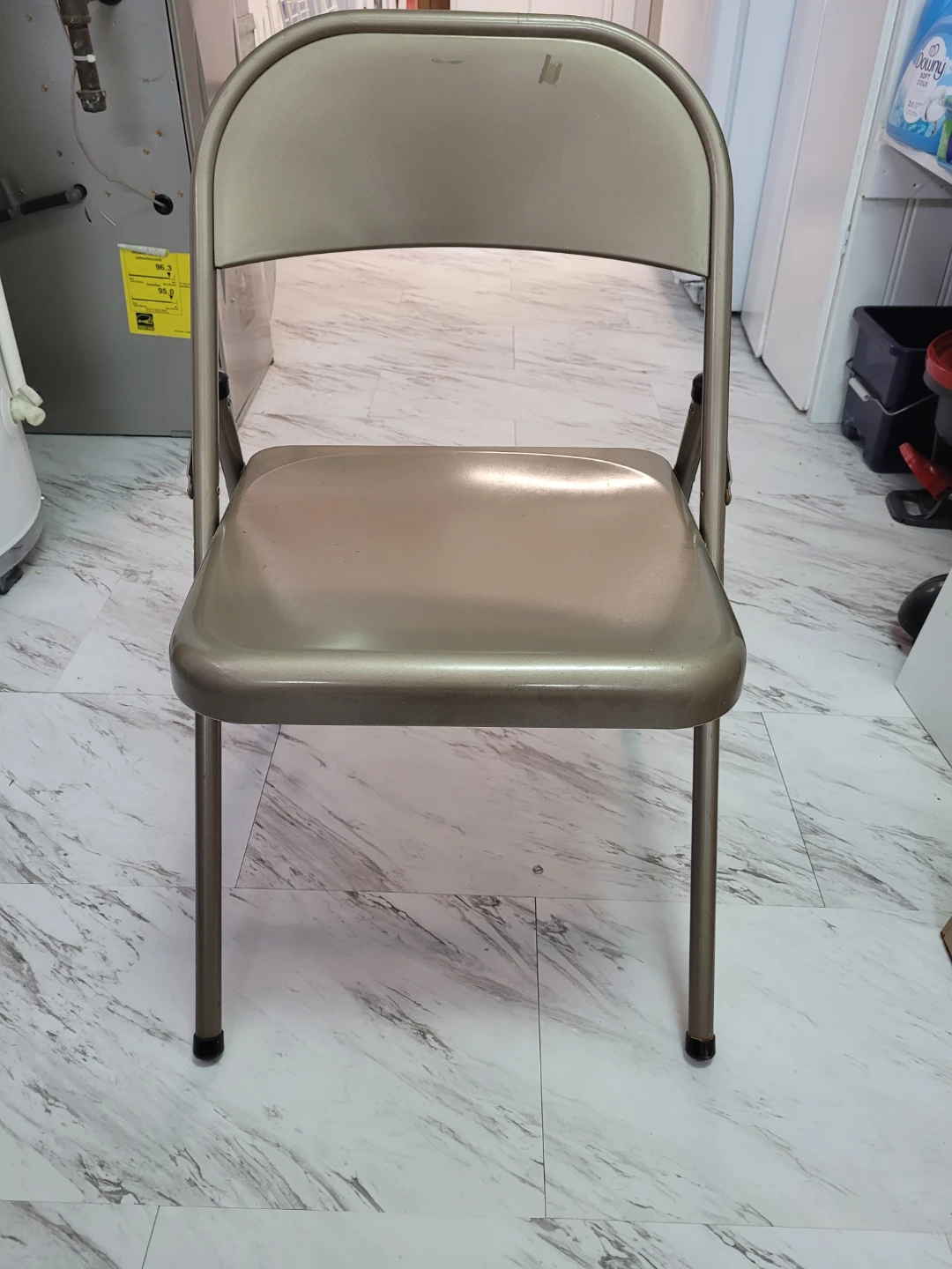 2 Metal Folding Chair - Beige