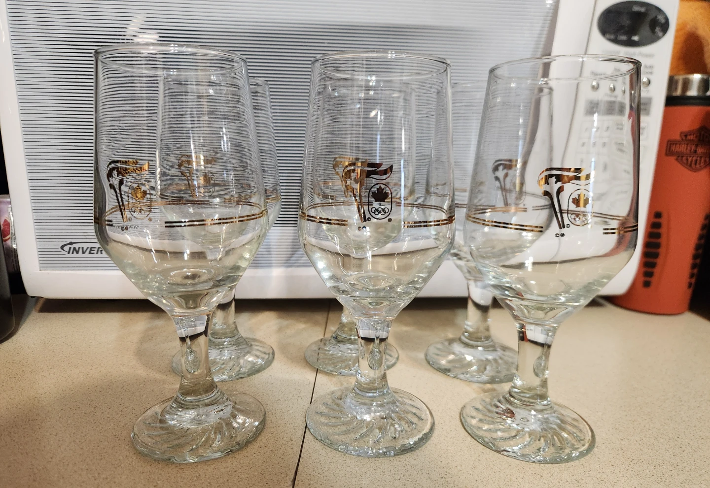 Olympic Themed Glasses - photo 3
