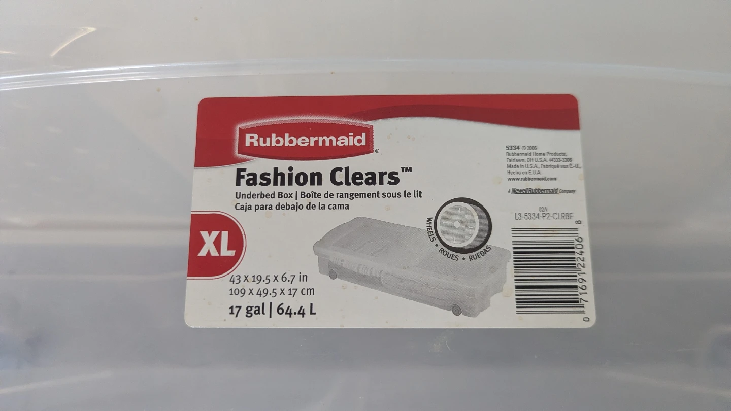 Rubbermaid Extra-Large Underbed Storage Box with Wheels - photo 3