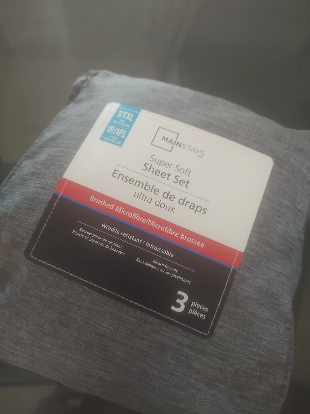 Mainstays Super Soft Sheet Set - Brushed Microfibre