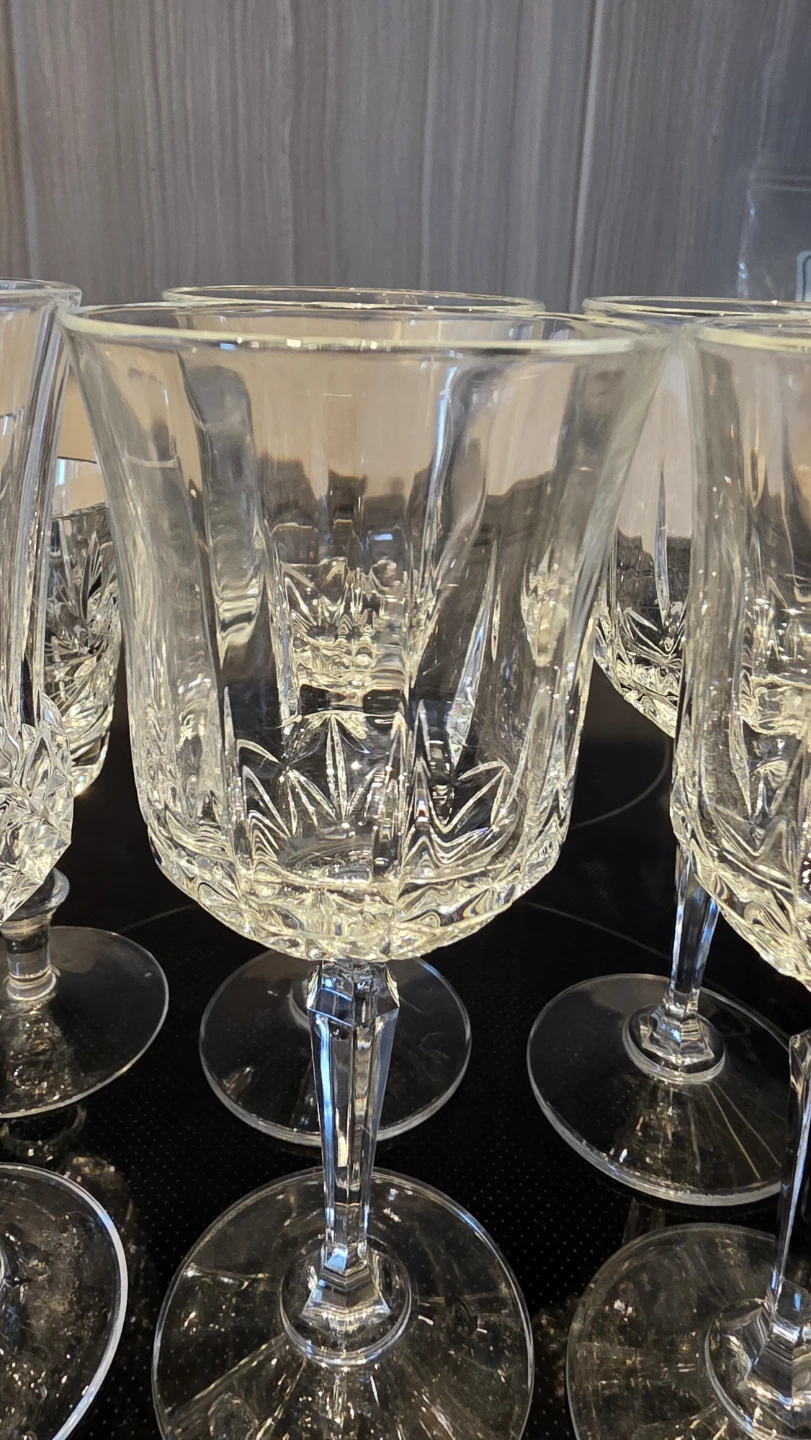 MOVING SALE- Vintage Crystal Glassware Set – Mixed Styles - photo 5