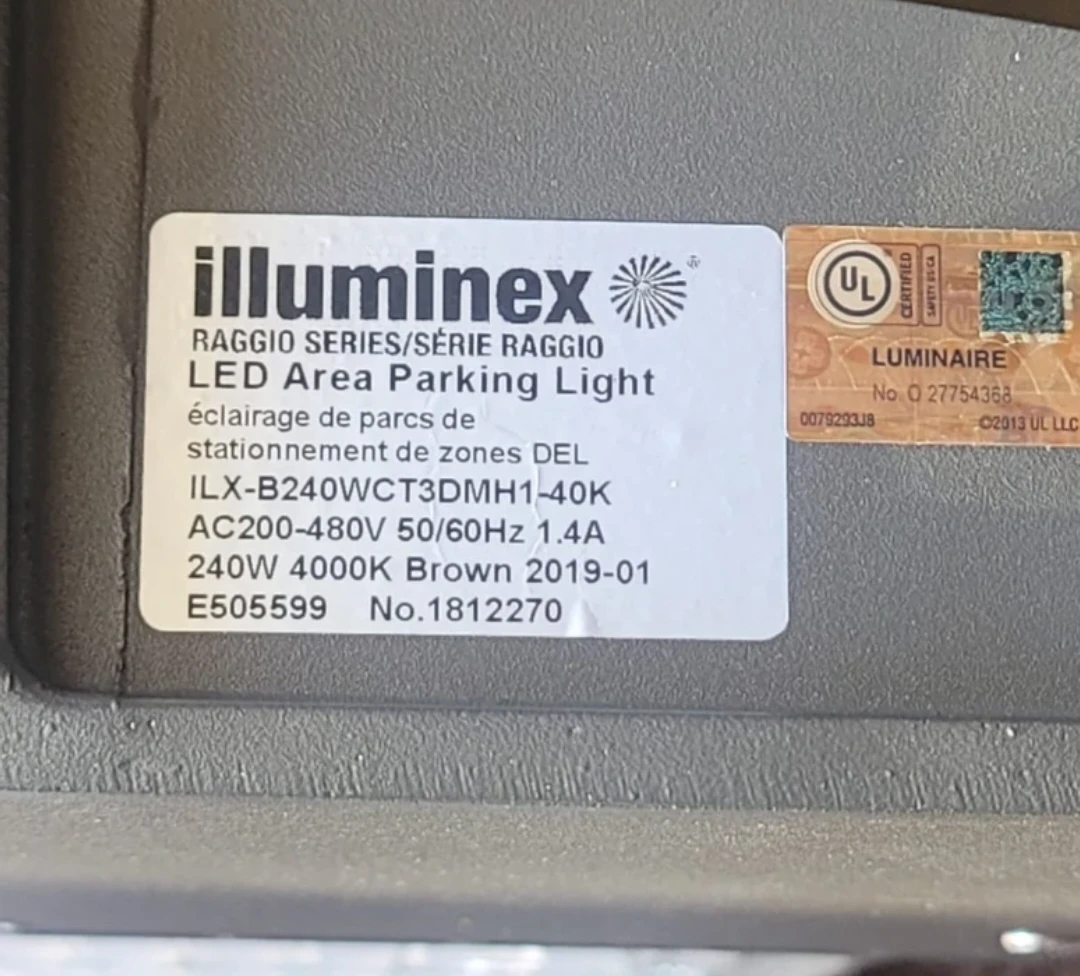Illuminex Raggio LED Area Parking Light 240W 4000K Brown - photo 5