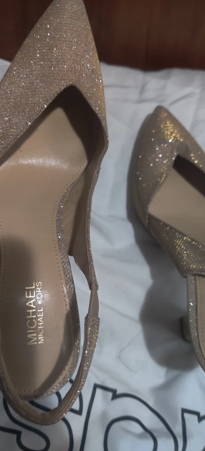 Michael Kors Glitter Slingback Heels - Size 5.5M - photo 3