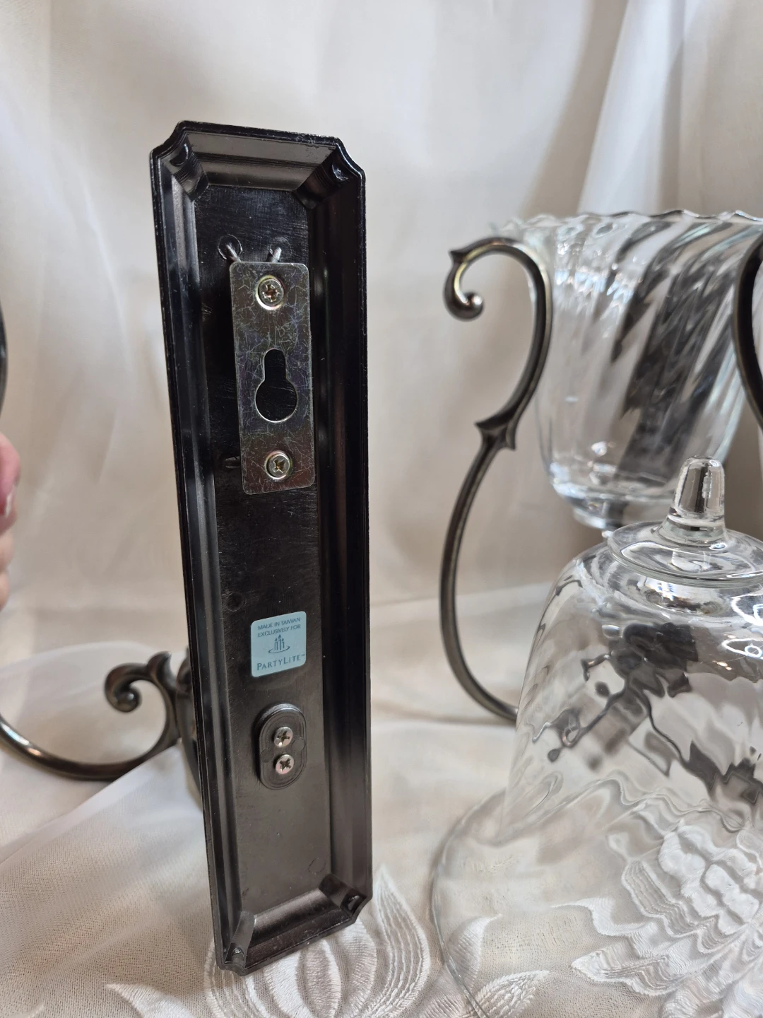 Beautiful Pair of PartyLite Soliloquy Wall Sconce - photo 4