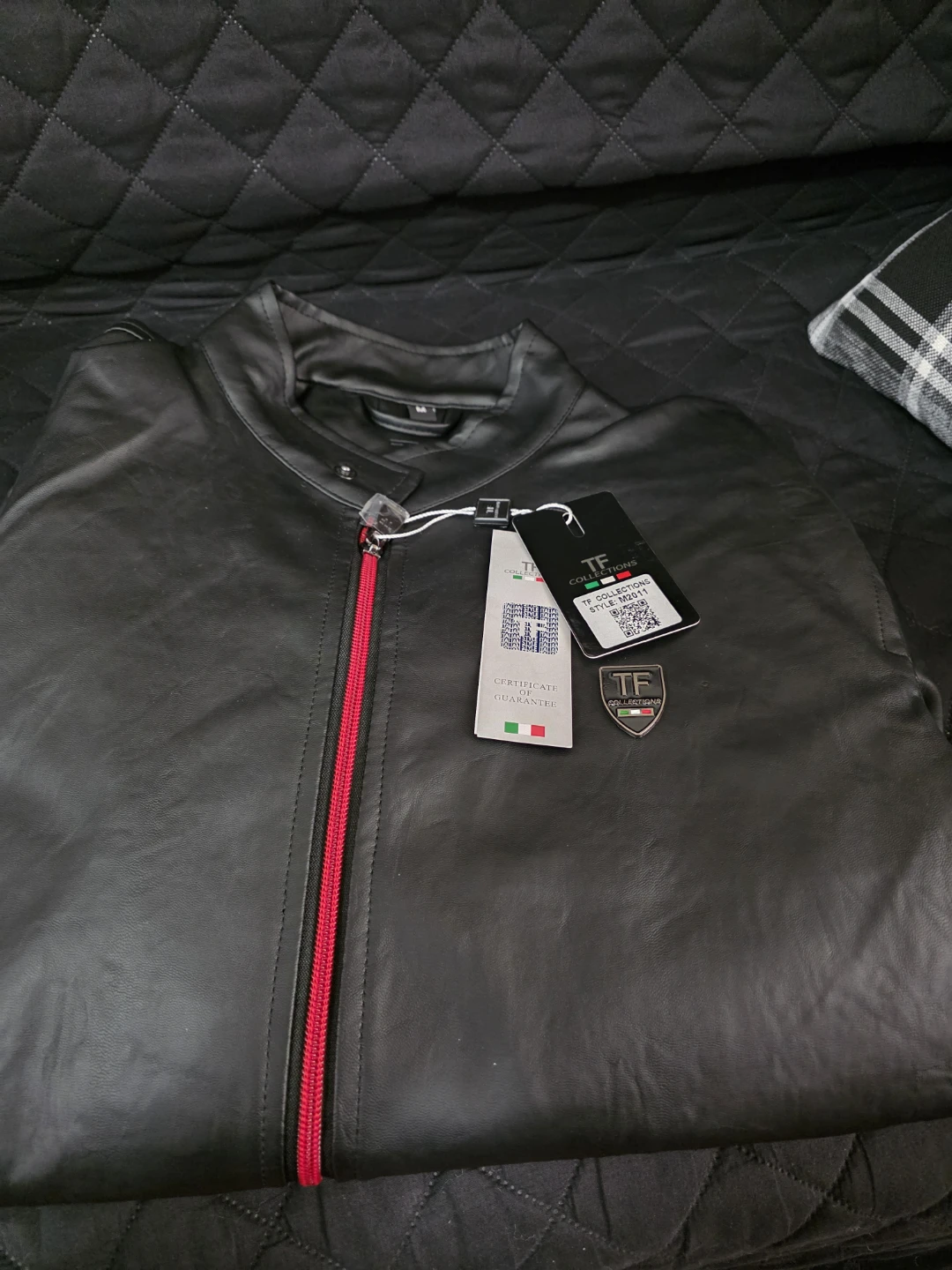 TF Collections Black Leather Jacket - photo 3