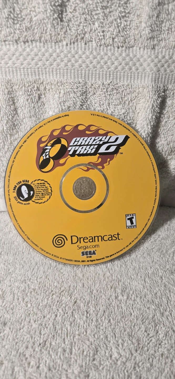 Crazy Taxi 2 Dreamcast Game Disc