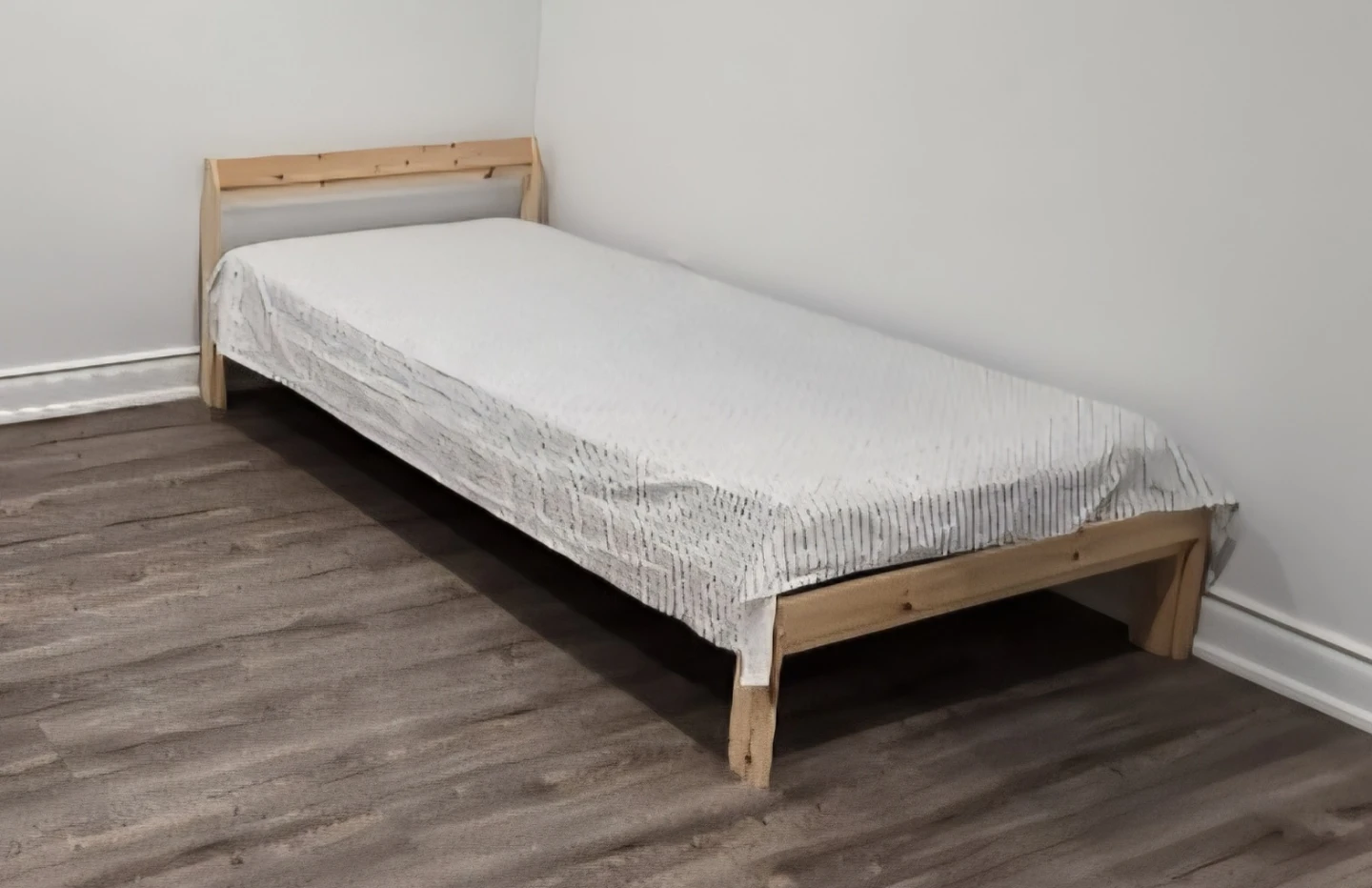 IKEA NEIDEN Twin Bed Frame - Natural Pine - photo 2