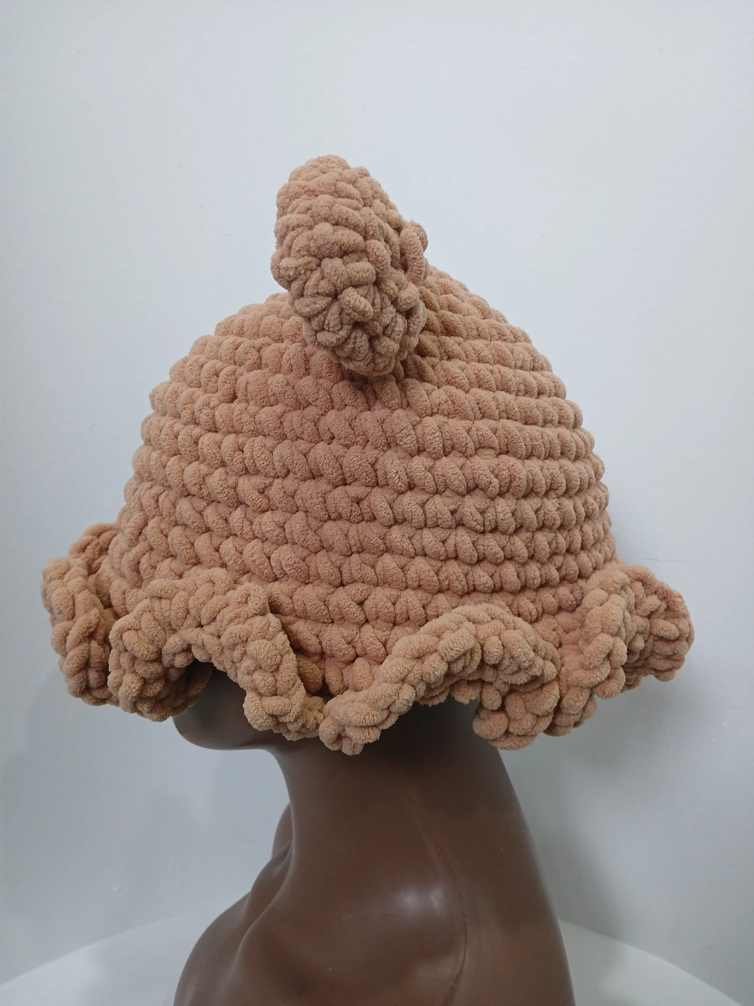 Handmade Crochet Bear Bucket Hat - photo 2