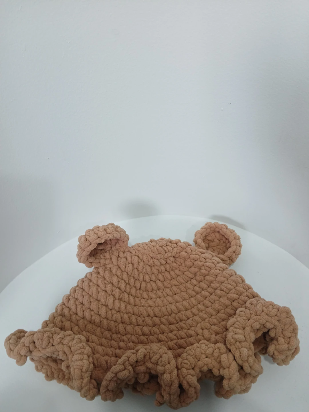 Handmade Crochet Bear Bucket Hat - photo 3