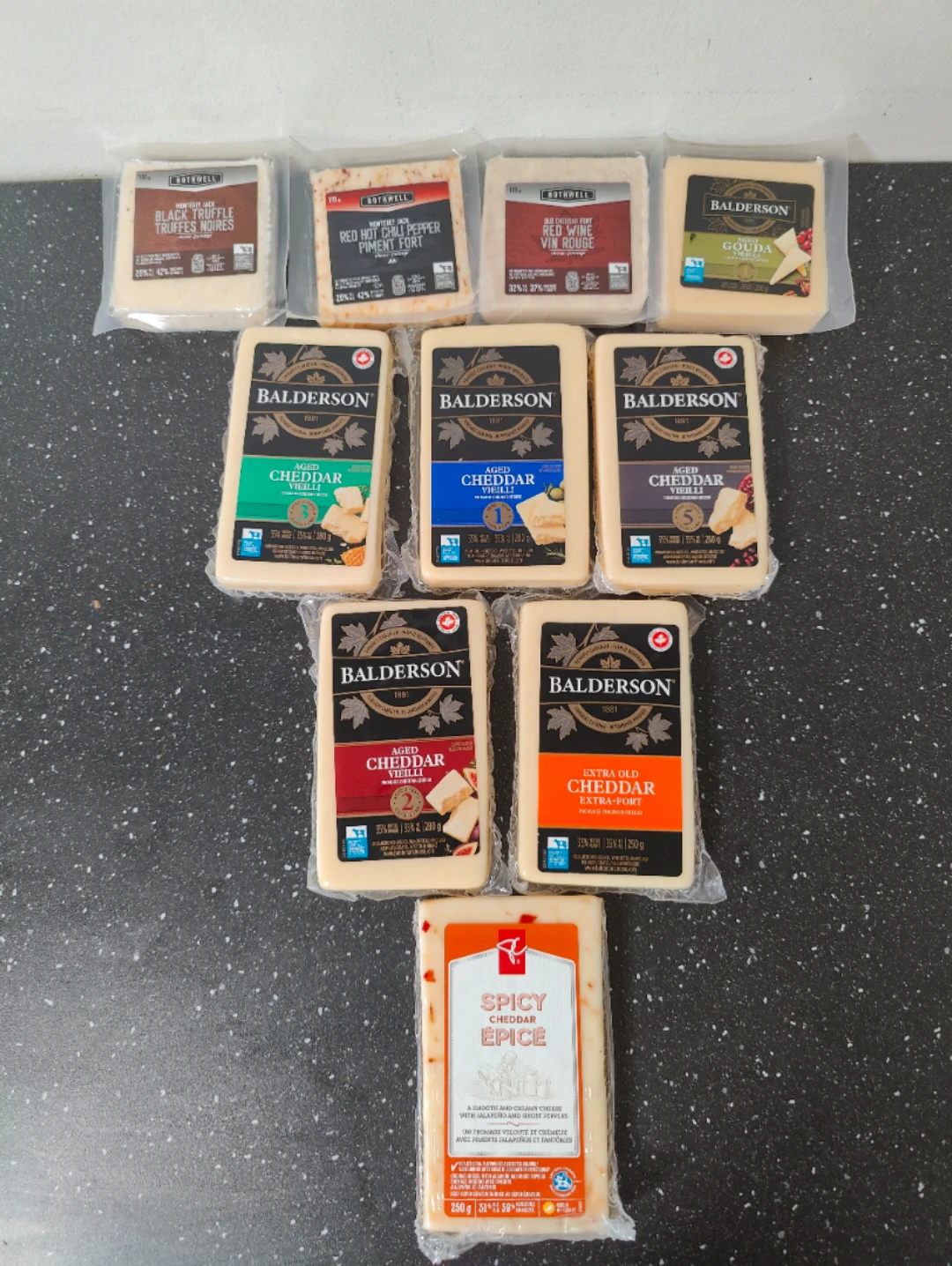 Balderson and Rothwell Cheddar Cheese Assortment