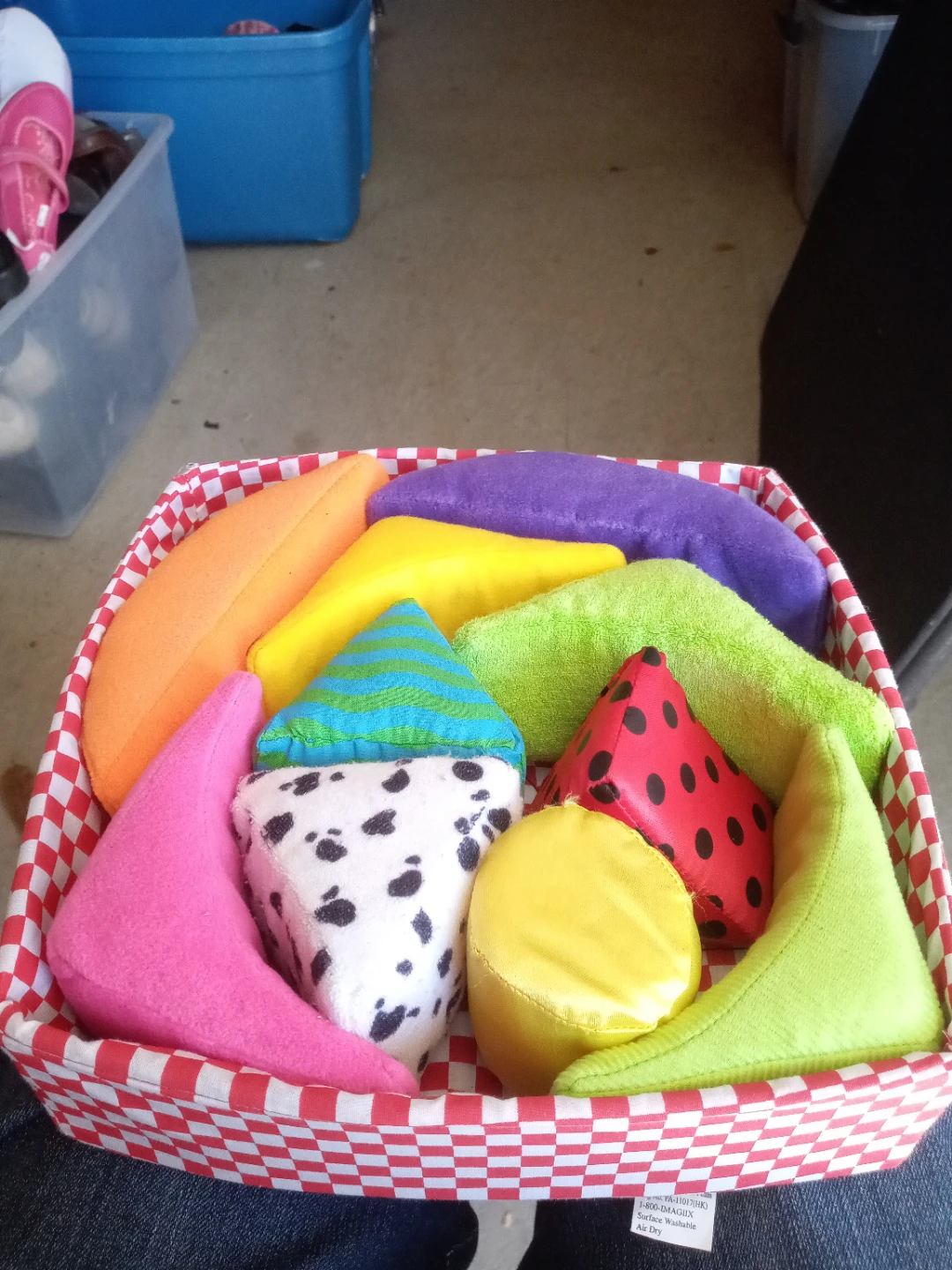 Soft Play Shapes Basket Set