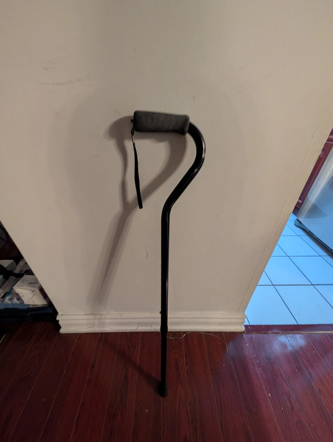 Black Adjustable Walking Cane - photo 2