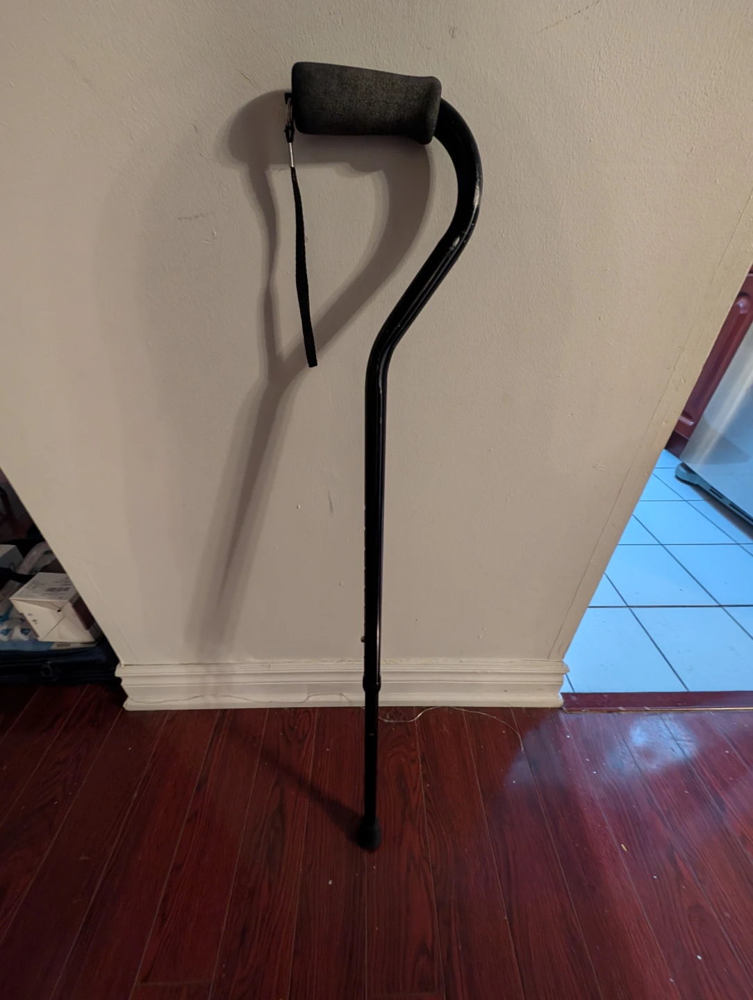 Black Adjustable Walking Cane - photo 3