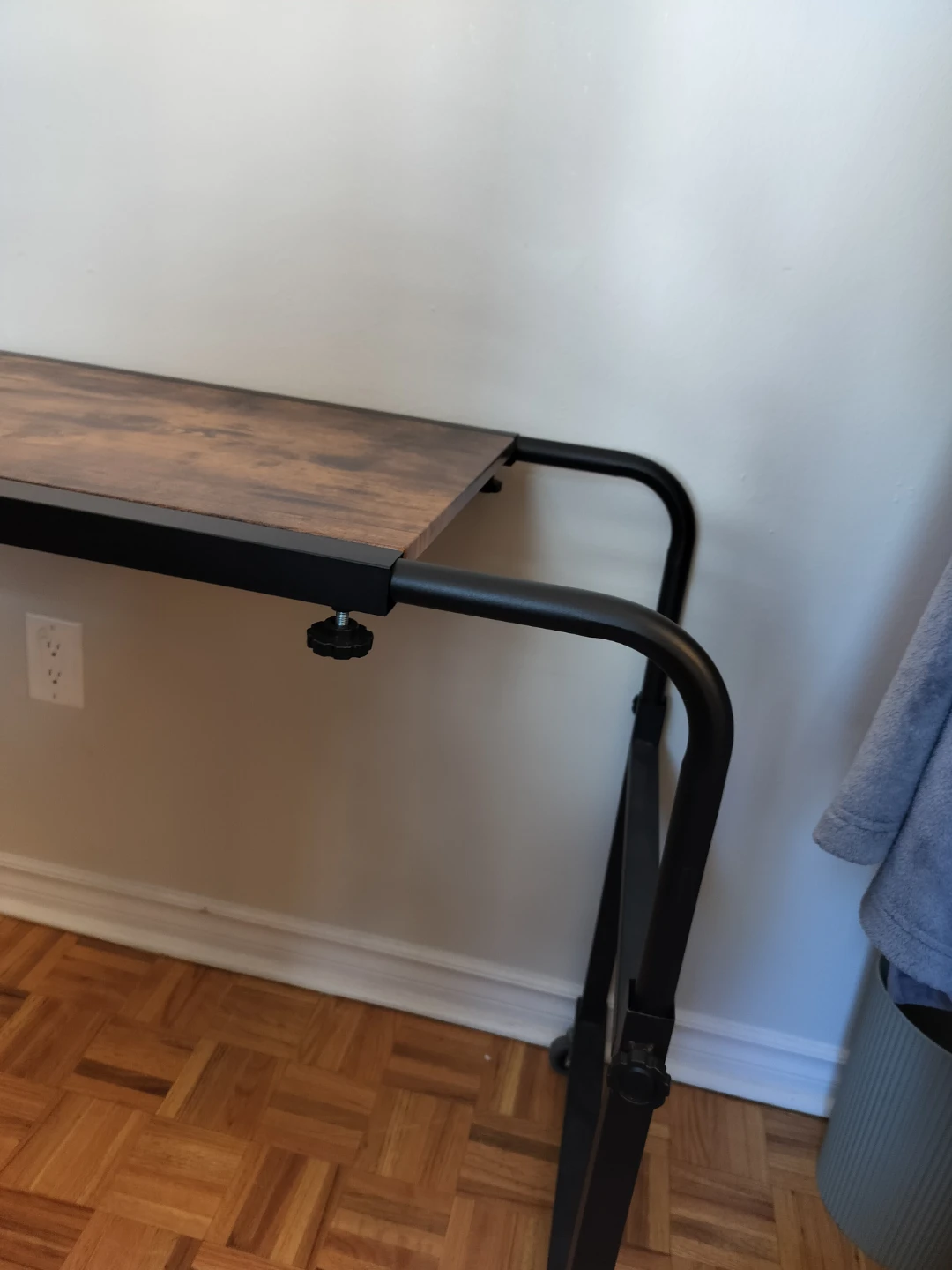 Adjustable Height Over Bed Table on Wheels - photo 4