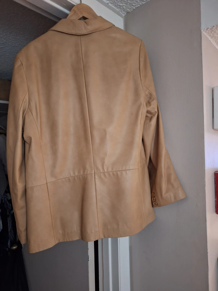 Danier Leather Blazer M/M Tan - photo 2