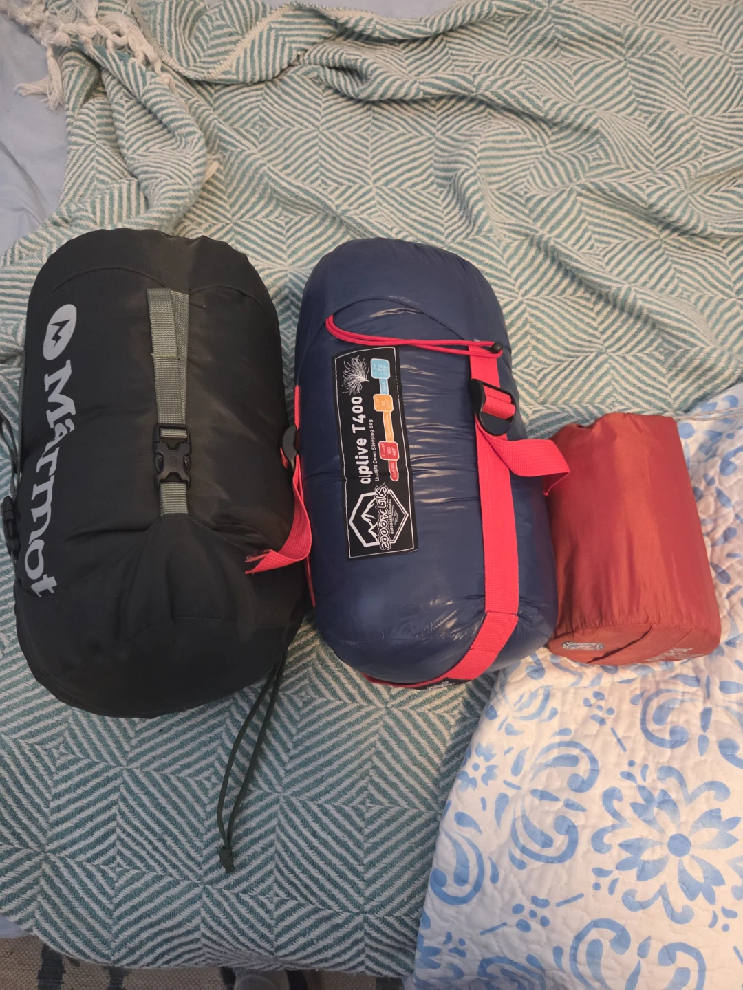 2 Down Sleeping bags
