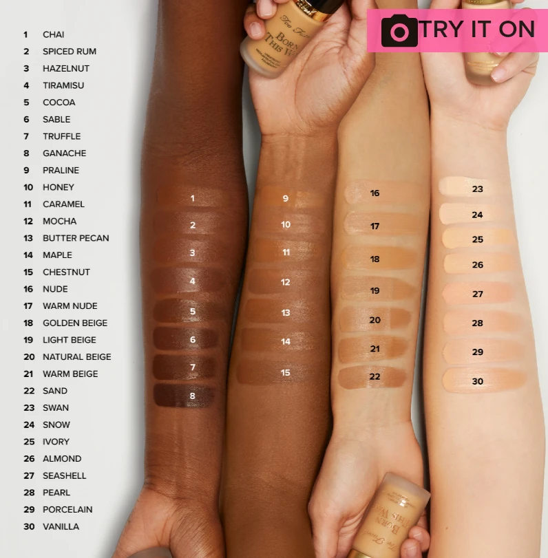 (NEW) 💋 Too Faced - Tiramisu - Born This Way Foundation - photo 4