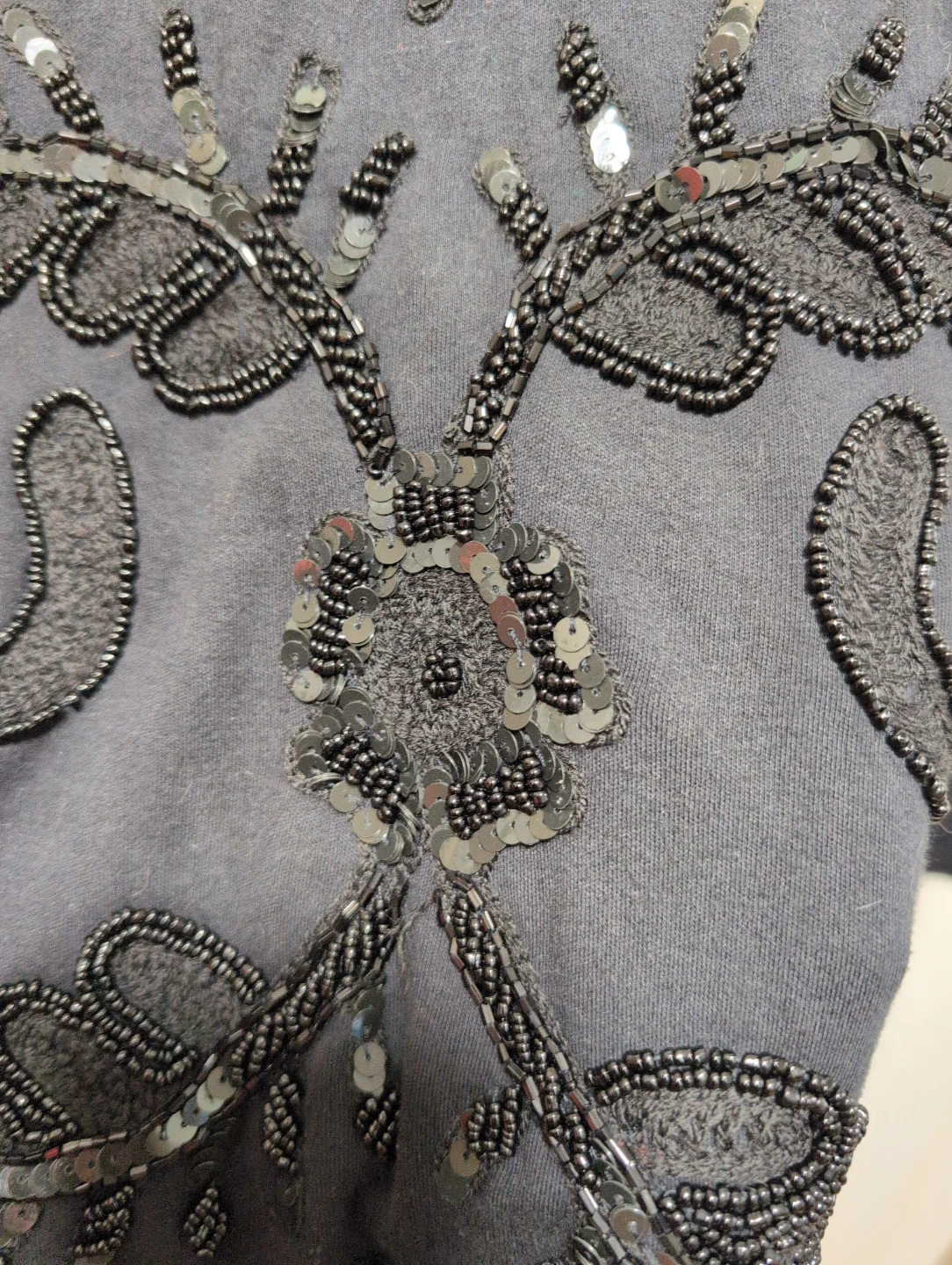 Tobi Simply Class'c. beaded long sleeve top L/G - photo 4