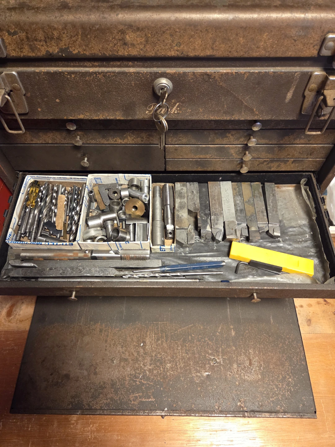 Vintage PARK Machinist Tool Chest – Loaded - photo 5