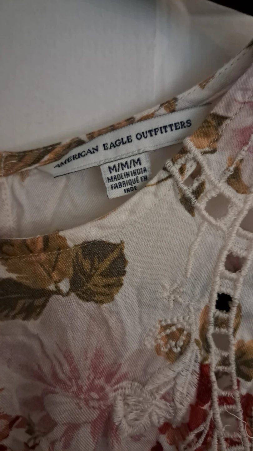 American Eagle Outfitters Floral Lace-Up Dress - M - photo 4
