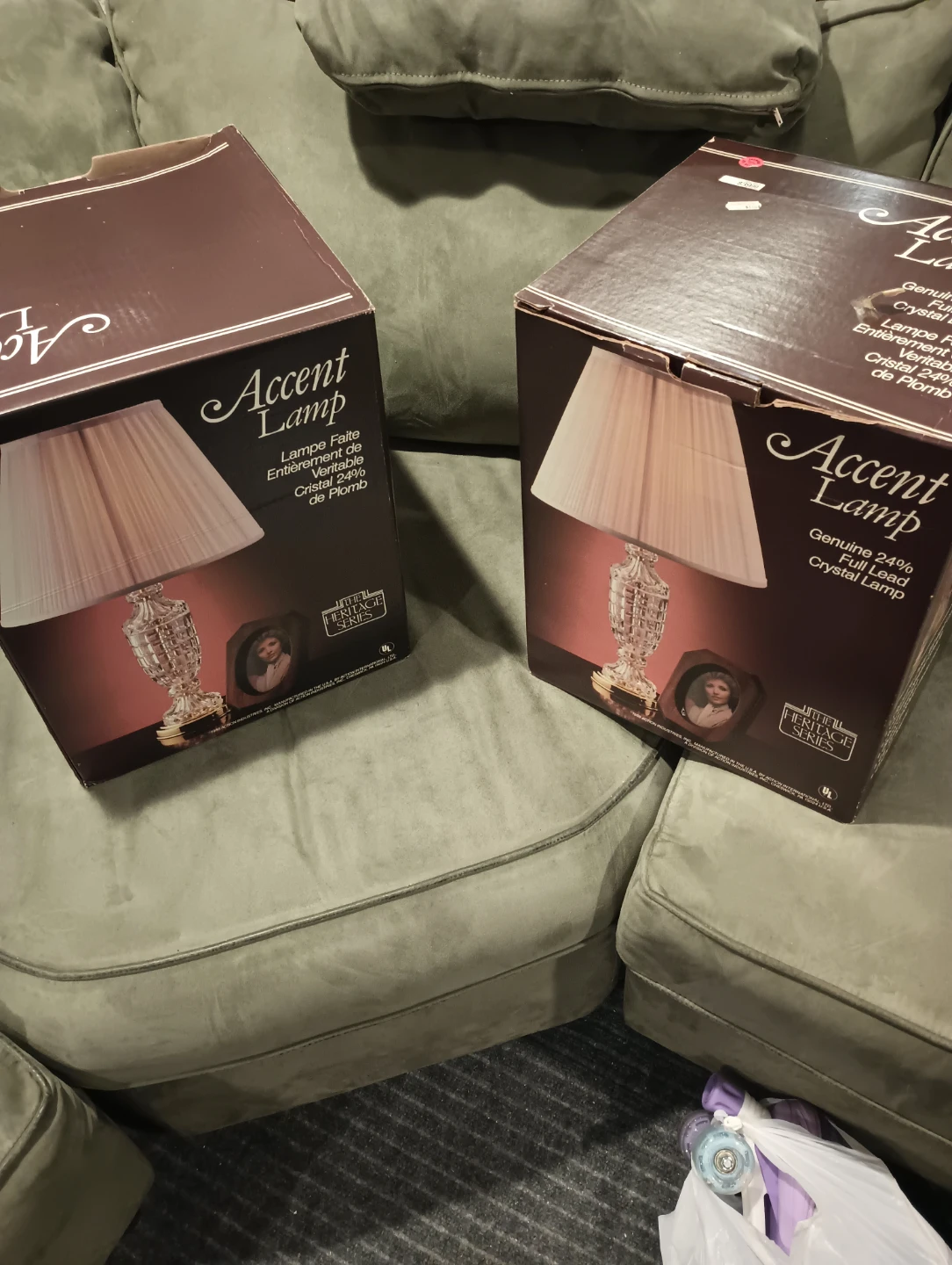 Accent Lamp Genuine 24% Full Lead Crystal Lamp