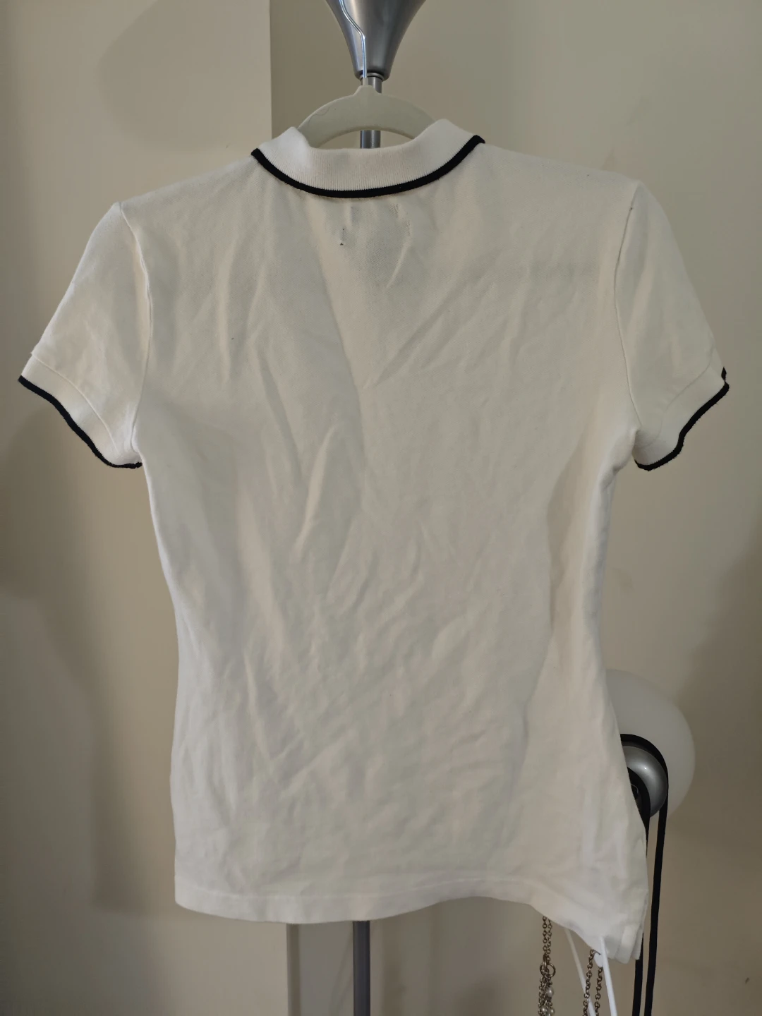tommy hilfiger white polo t-shirt (size XS) - photo 2