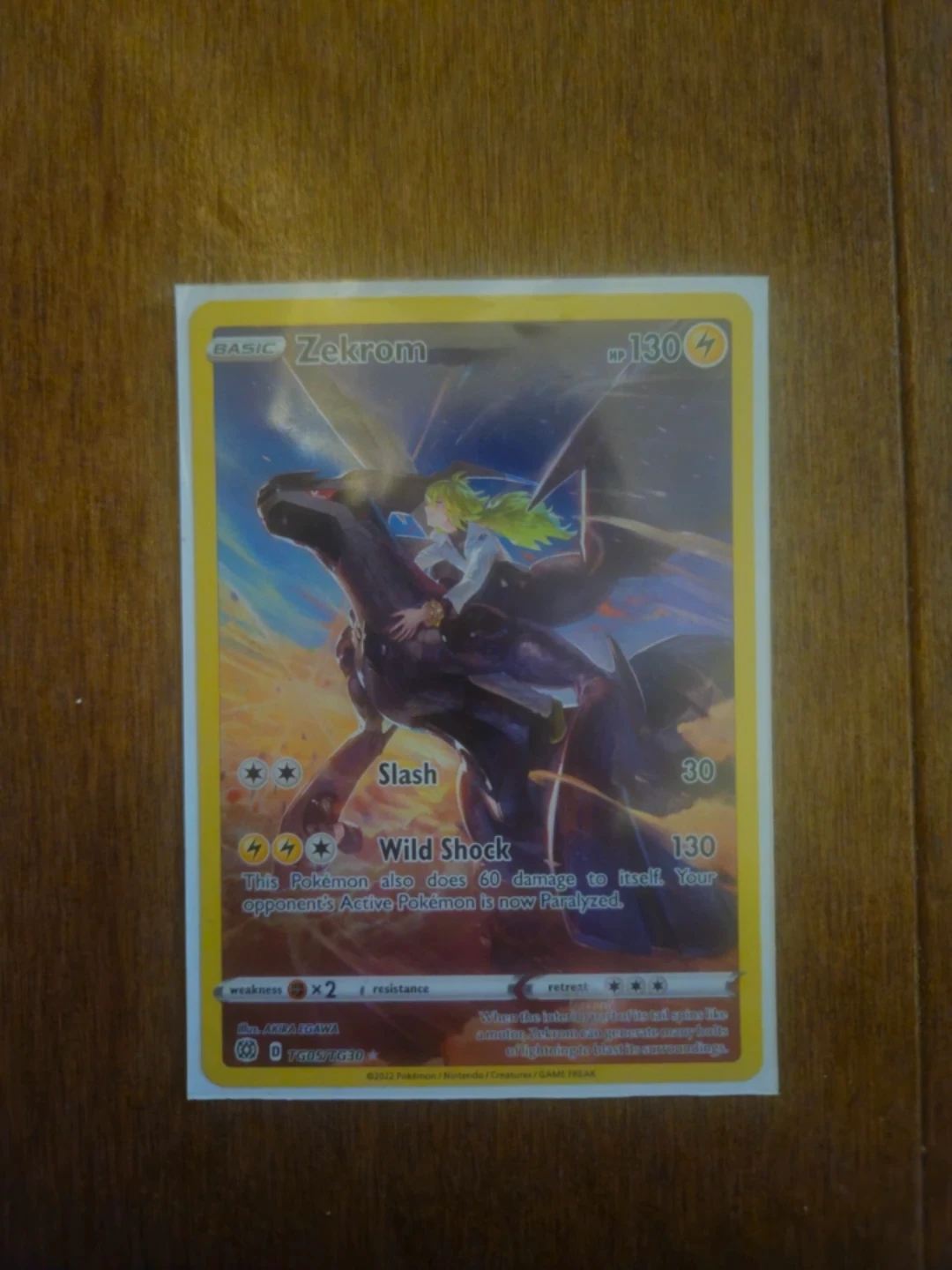 Pokemon Zekrom Card