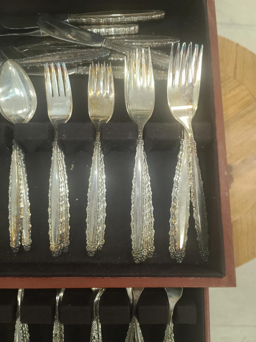 Community 2nd Silverware Set with Wooden Box - photo 3