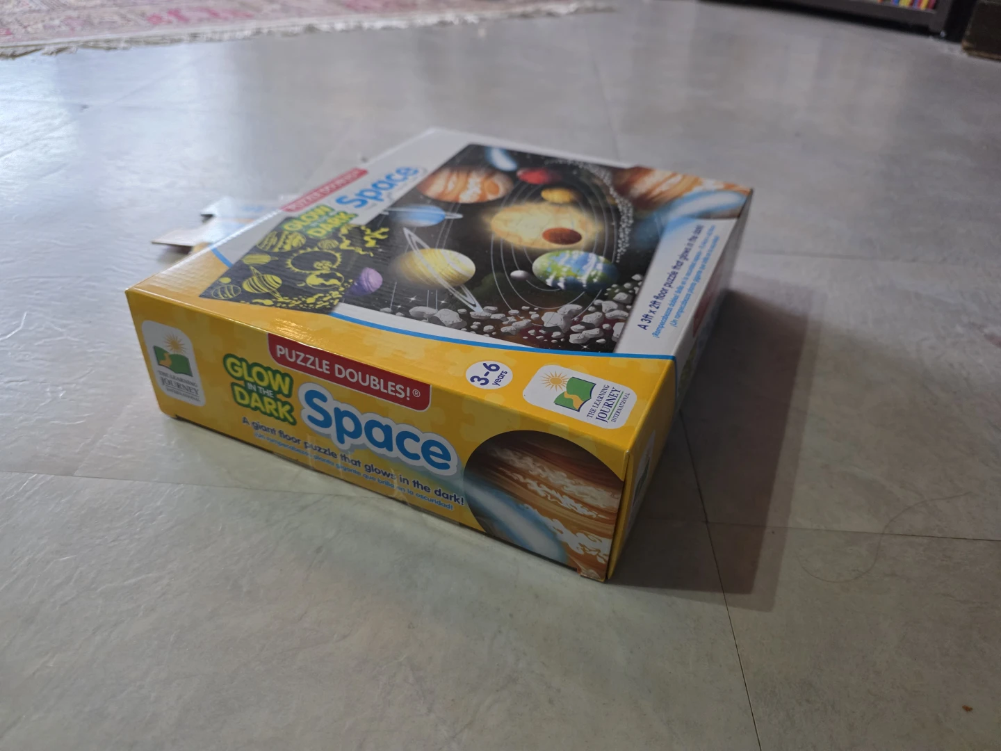 The Learning Journey Glow in the Dark Space Floor Puzzle - photo 2