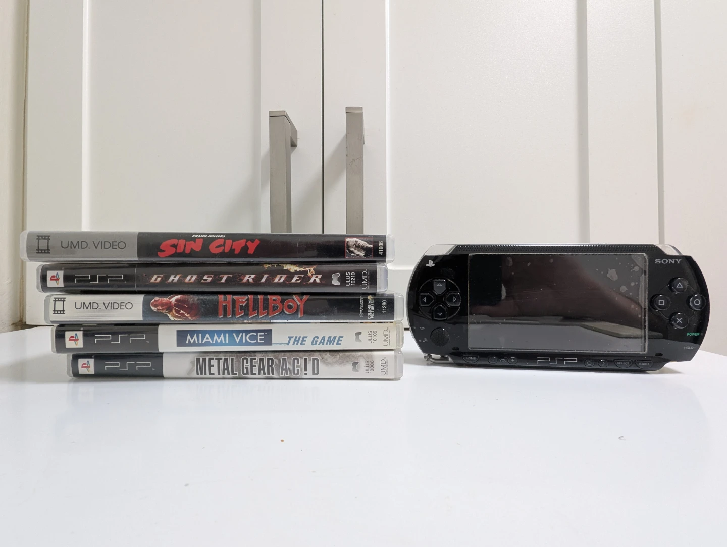 Sony PSP with 5 UMD Games