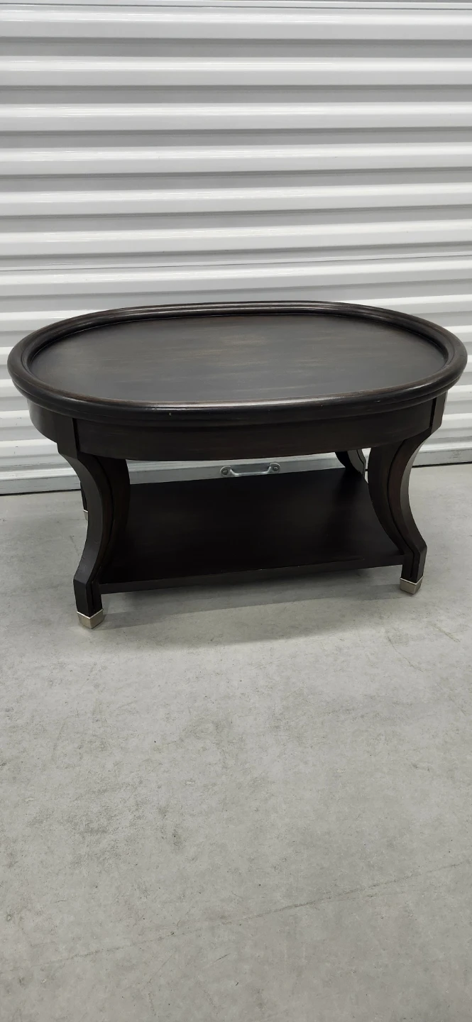 Solid wood coffee table