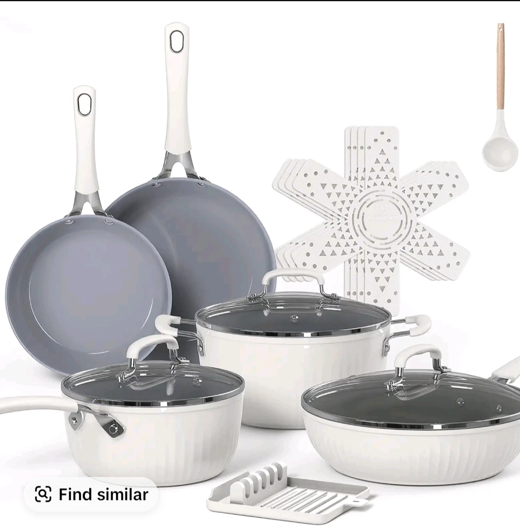 15 Piece Cookware Set - Pots, Pans, Lids, and Utensils - photo 3