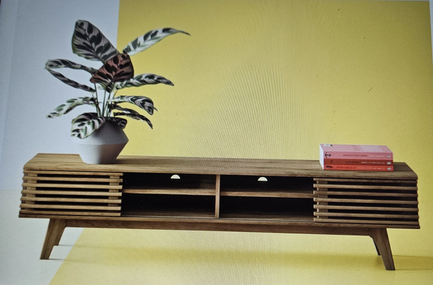 Renwick Mid-Century Modern Wood TV Stand