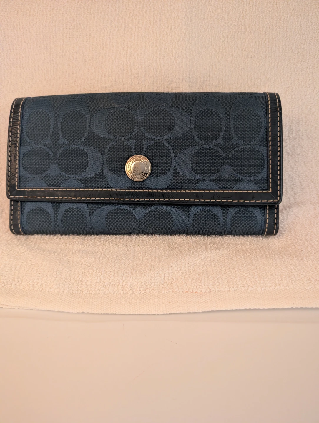 Coach Signature Pattern Wallet