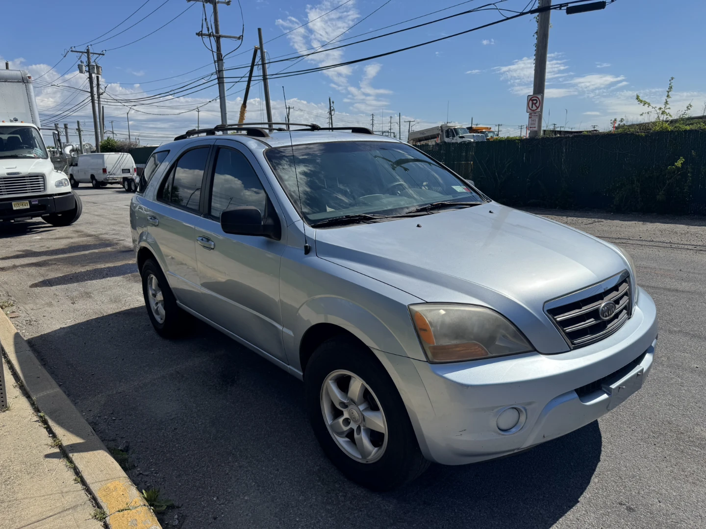 2007 Light Blue Kia Sorento SUV