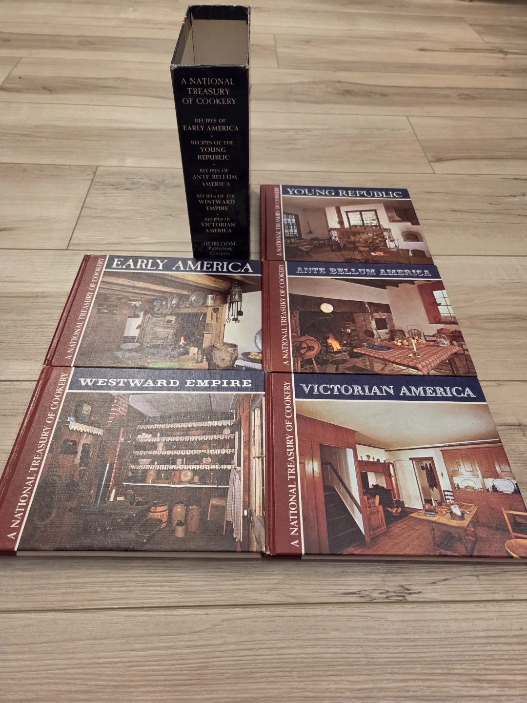 Vintage National Treasury of Cookery Recipe Book Set