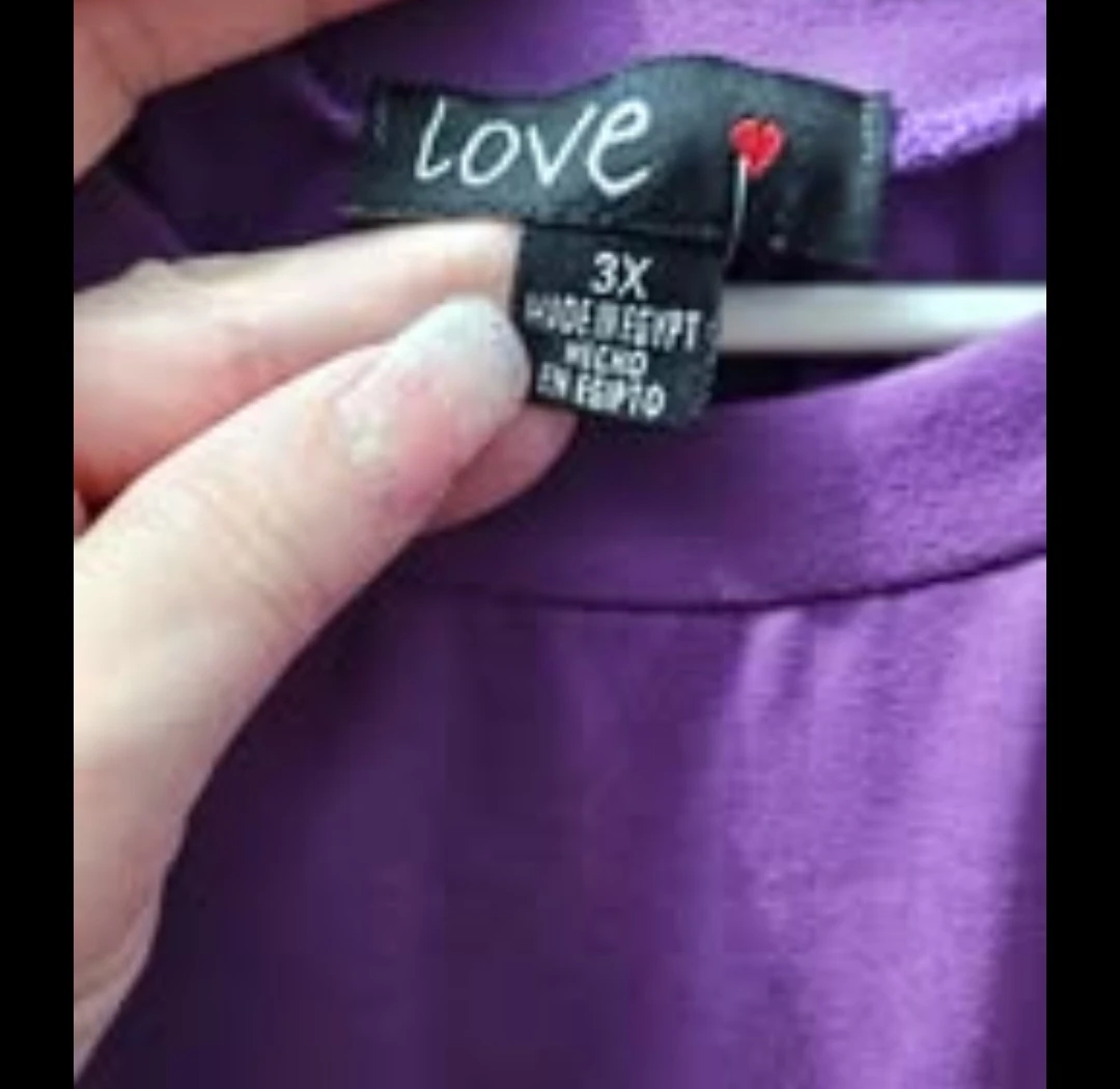 Love 3X Purple T-Shirt - photo 3