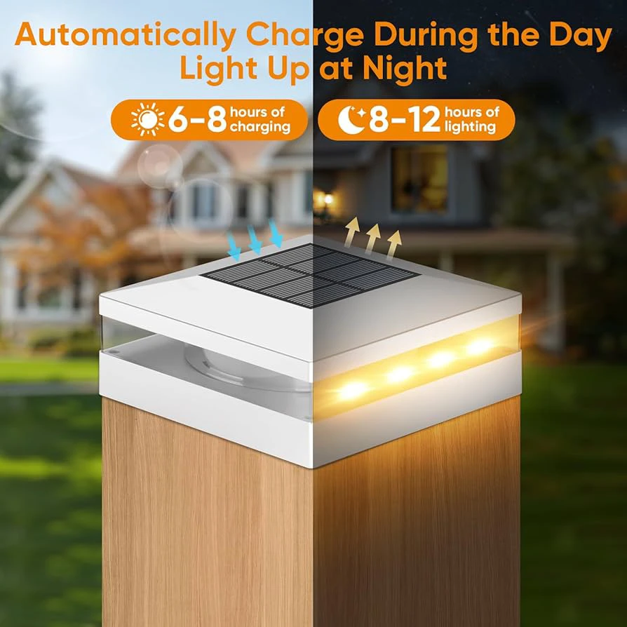 Solar Post Cap Light 8 pack - photo 4