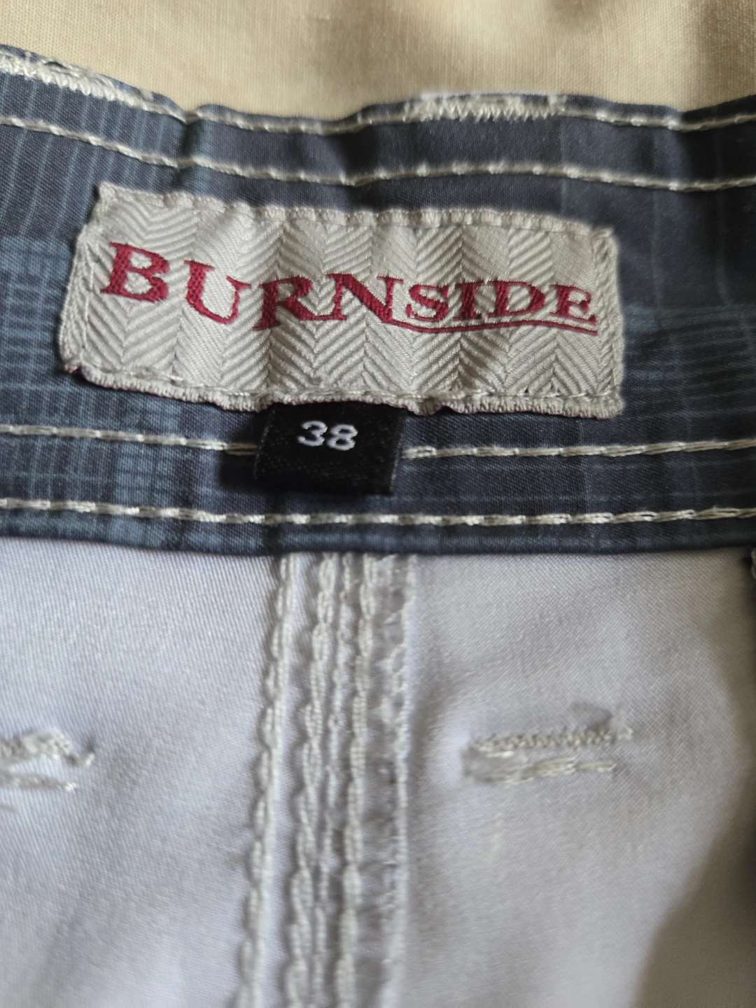 Burnside Men's Plaid Shorts Size 38#Freecycle! - photo 2