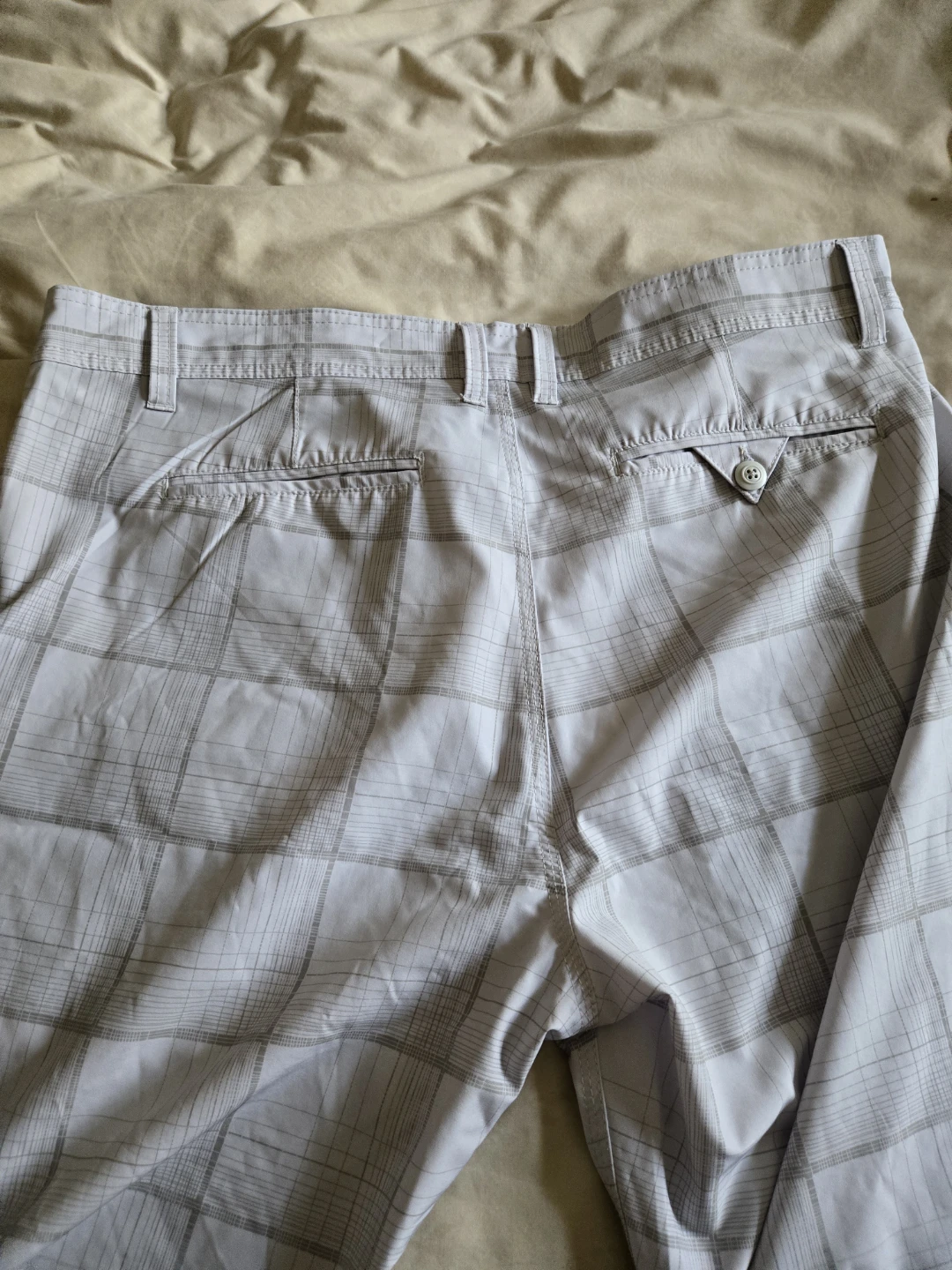 Burnside Men's Plaid Shorts Size 38#Freecycle! - photo 3