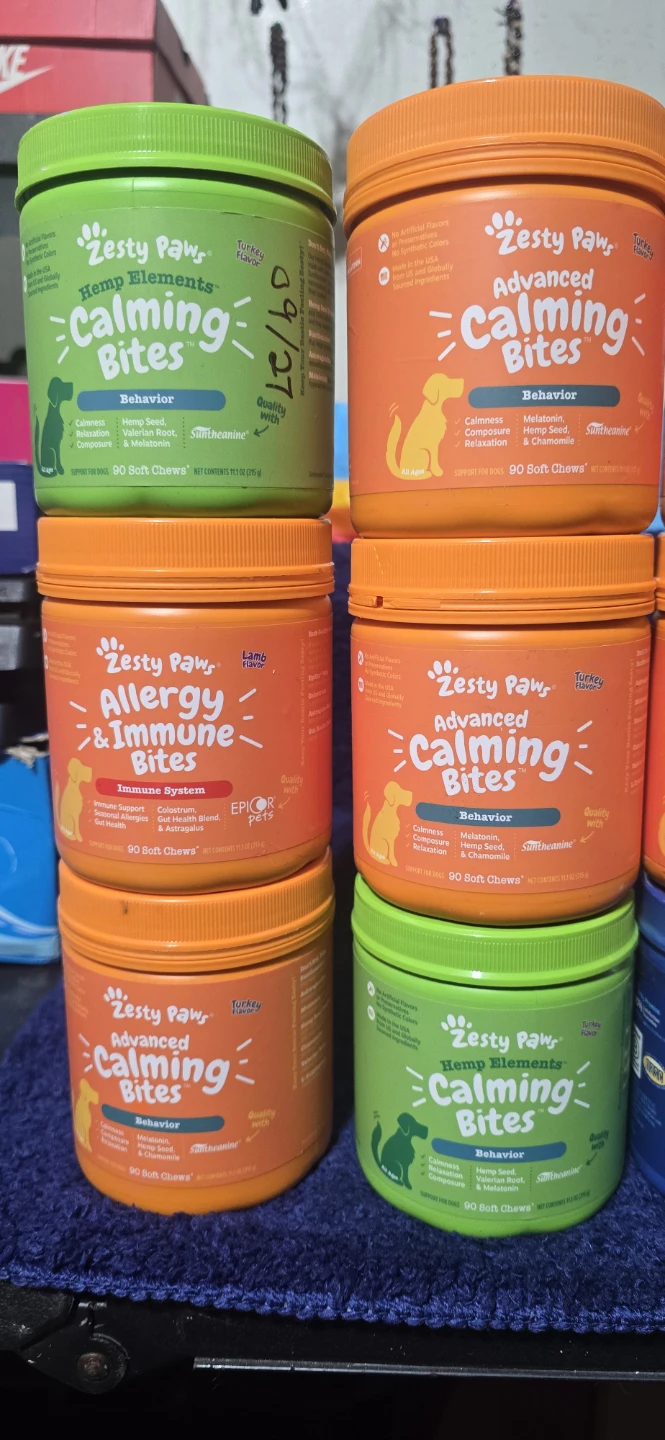 Zesty Paws Dog Treats - Calming, Allergy & Probiotic Bites - photo 2