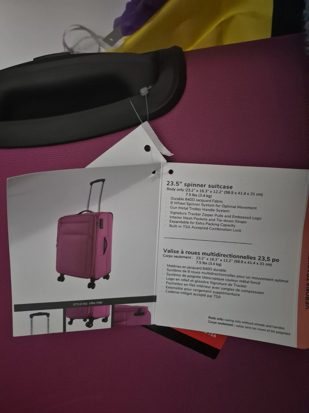 23.5" Spinner Suitcase