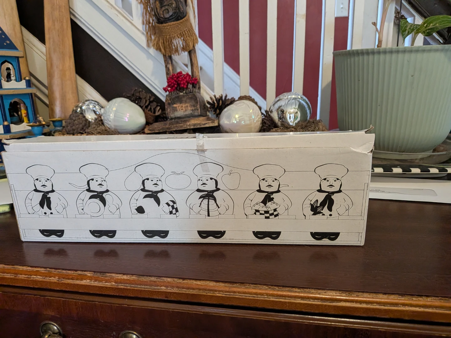 Set of 6 Chef Figurine Salt and Pepper Shakers plus three