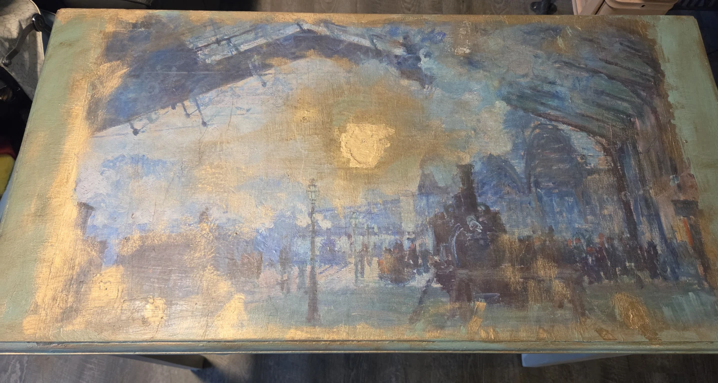 Painted Two-Drawer Accent Table - photo 3