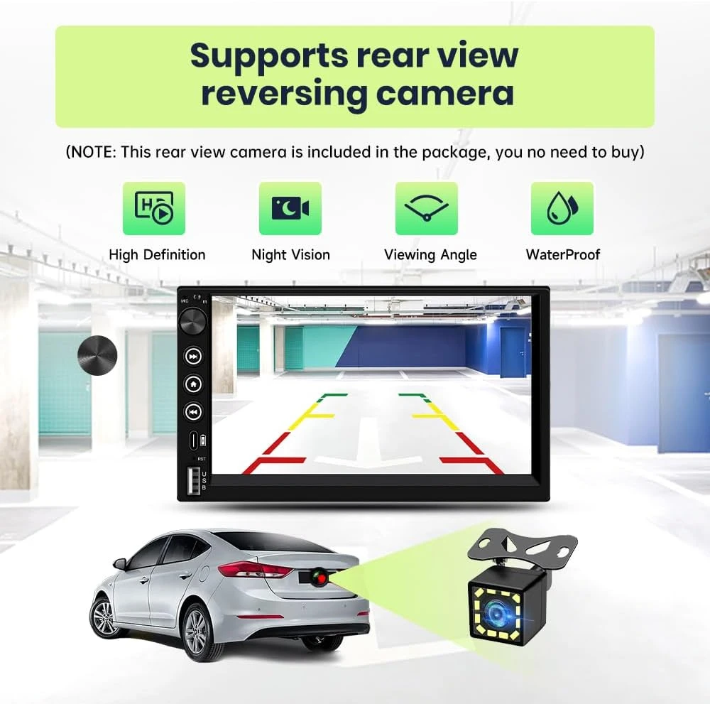 Car Stereo with CarPlay, Android Auto, and Backup Camera - photo 2