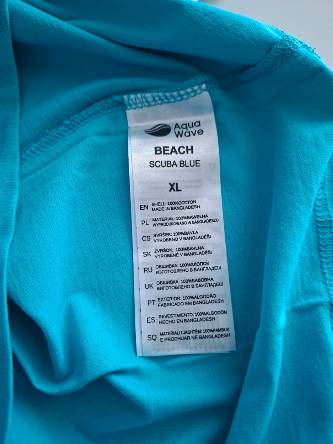 Aqua Wave Beach T-Shirt - Blue, XL - photo 4