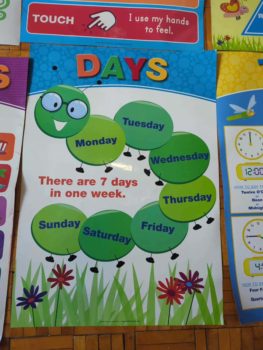 Educational Wall Posters for Kids (Days, Time, and More) - photo 4