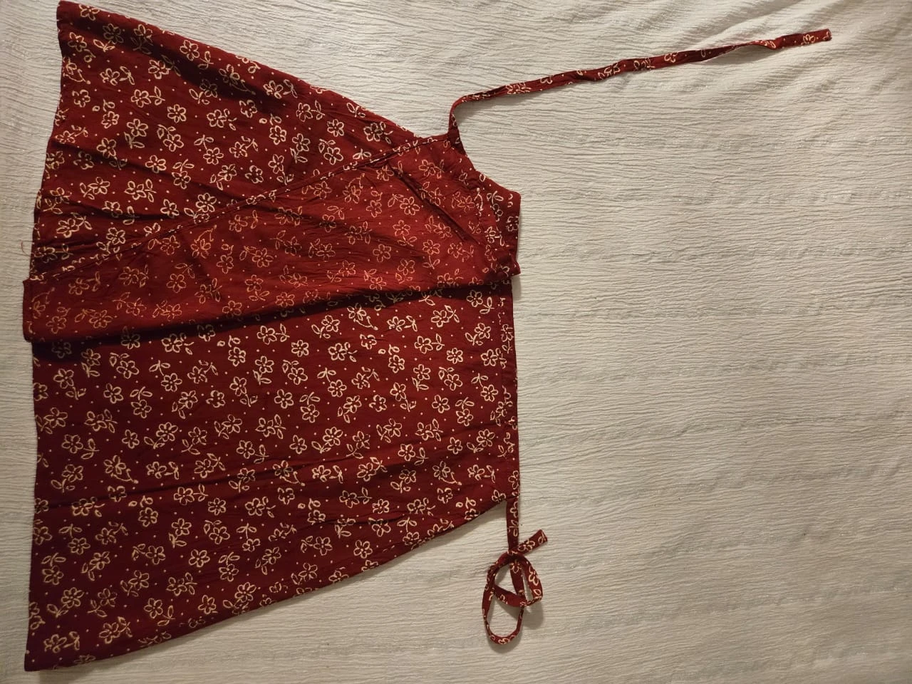 New Look Red Floral Wrap Skirt - photo 3