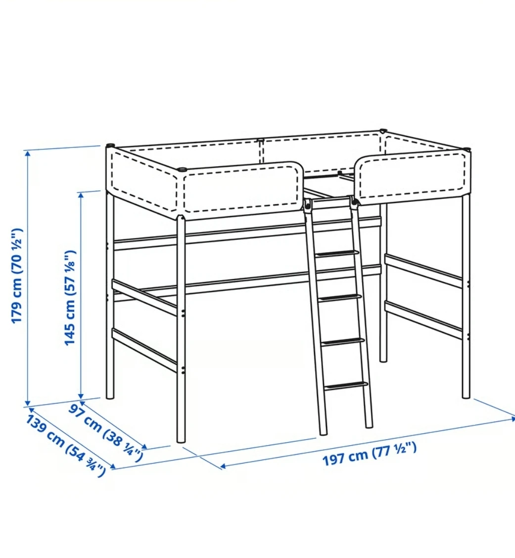 IKEA Loft Bed Frame - photo 3